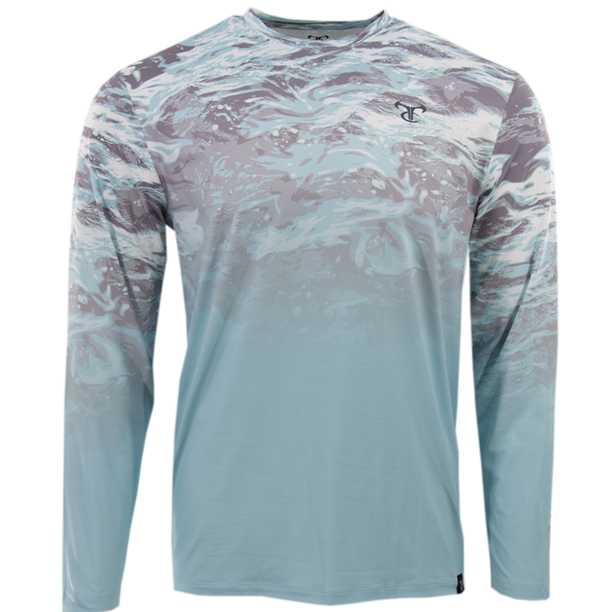 LS Gradient Crew - Kenai Aqua/Sky Blue