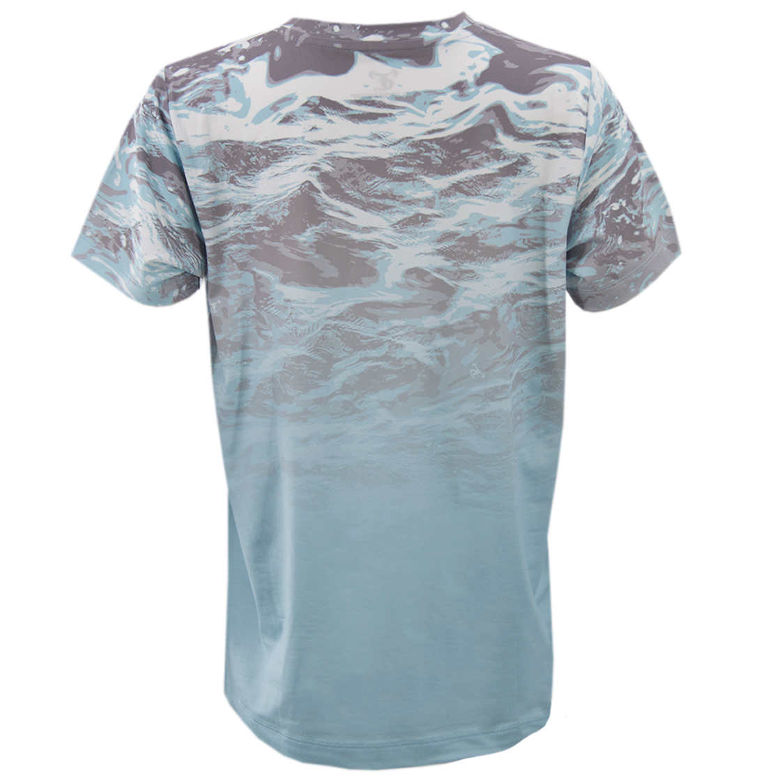 Youth SS Gradient Crew - Kenai Aqua/Sky Blue