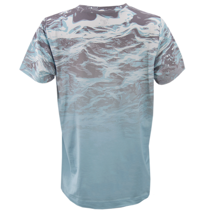 Youth SS Gradient Crew - Kenai Aqua/Sky Blue