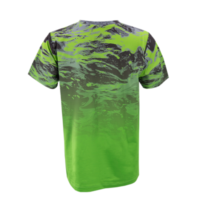 Youth SS Gradient Crew - Caiman Flash/Green Flash