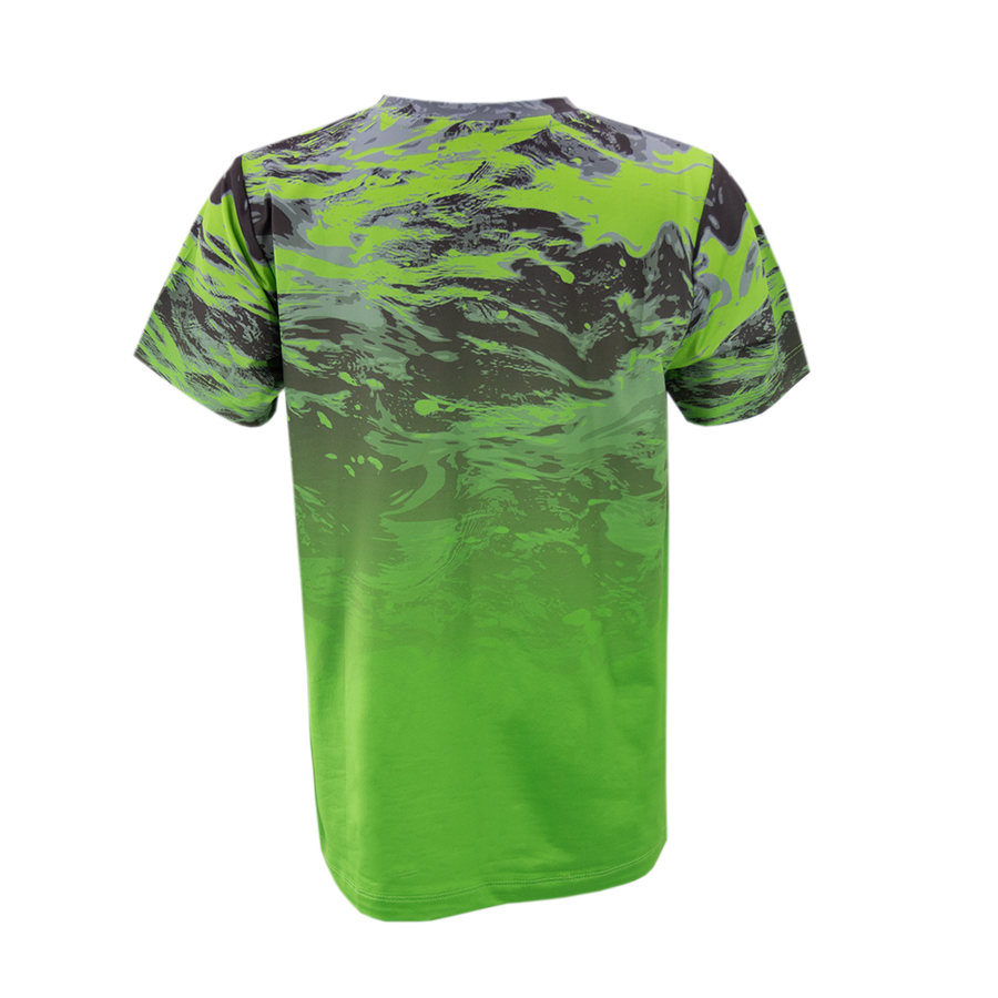 Youth SS Gradient Crew - Caiman Flash/Green Flash