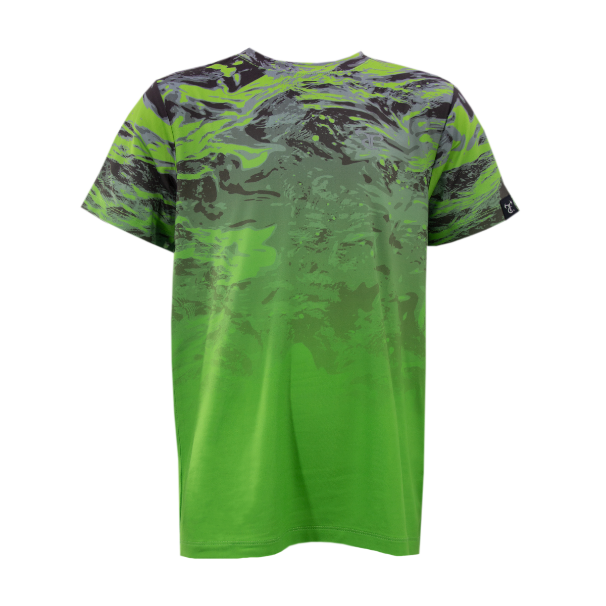 Youth SS Gradient Crew - Caiman Flash/Green Flash