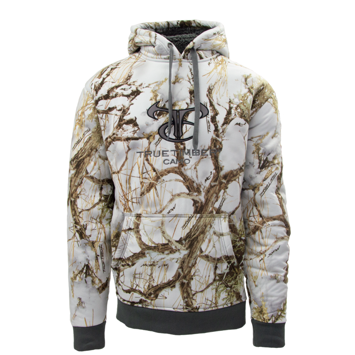 High Pile Fleece Hoodie with TrueTimber logo- MC2 Snow