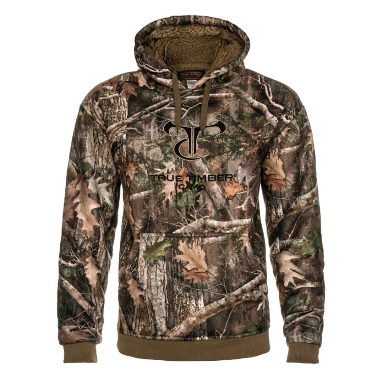 High Pile Fleece Hoodie with TrueTimber logo- Kanati