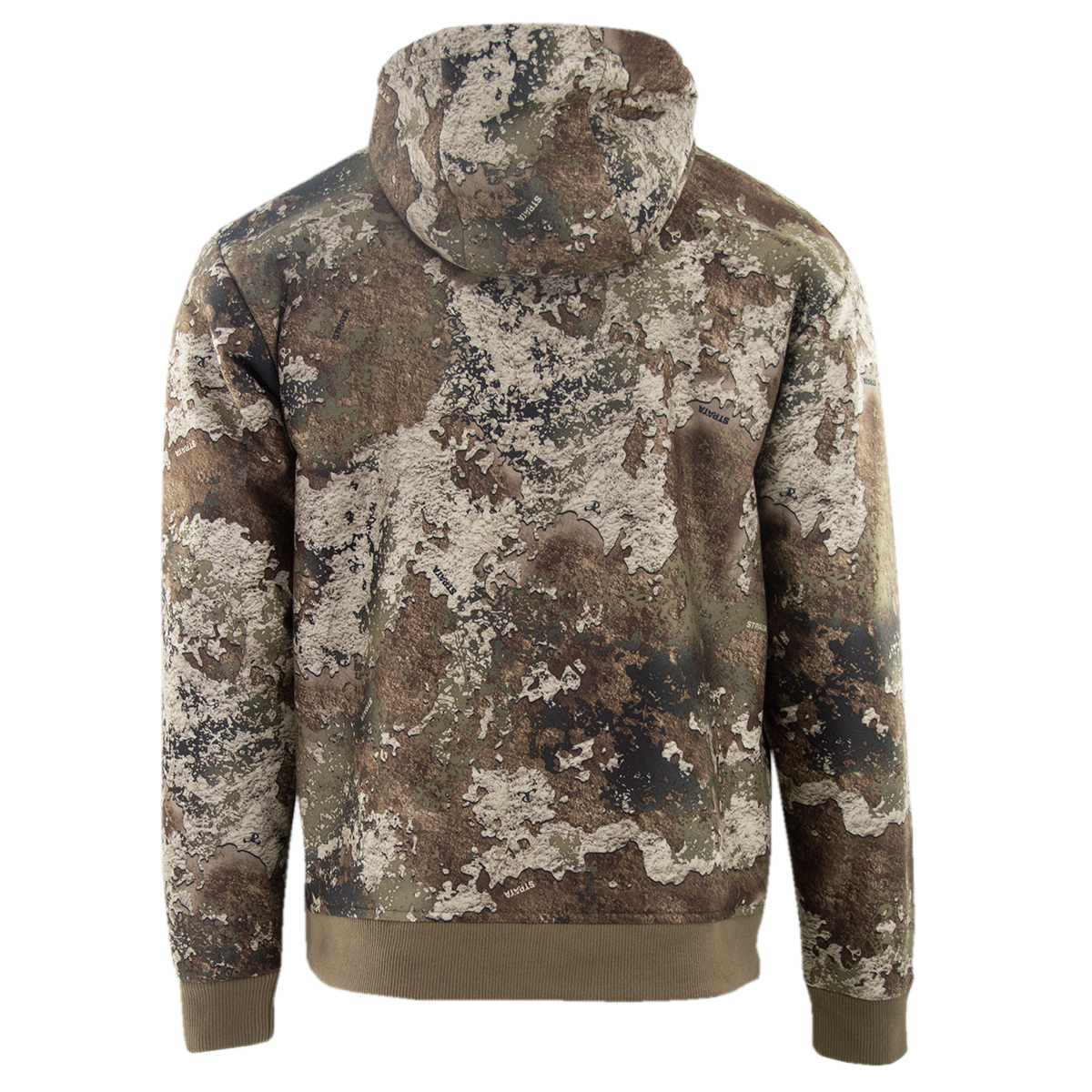 High Pile Fleece Hoodie with TrueTimber logo- Strata