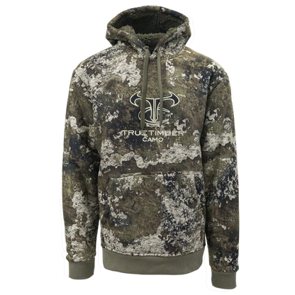 High Pile Fleece Hoodie with TrueTimber logo- Strata