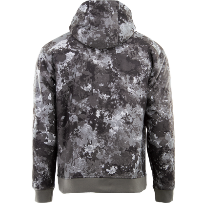 High Pile Fleece Hoodie with TrueTimber logo- Midnight Camo