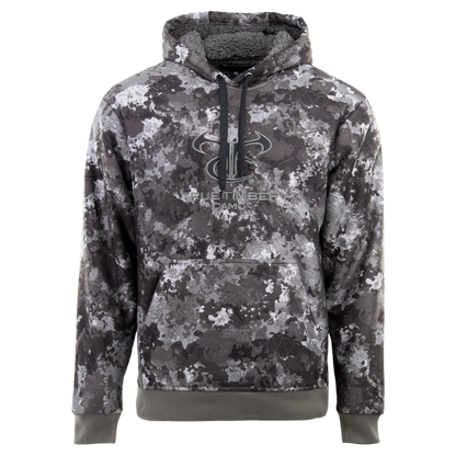 High Pile Fleece Hoodie with TrueTimber logo- Midnight Camo