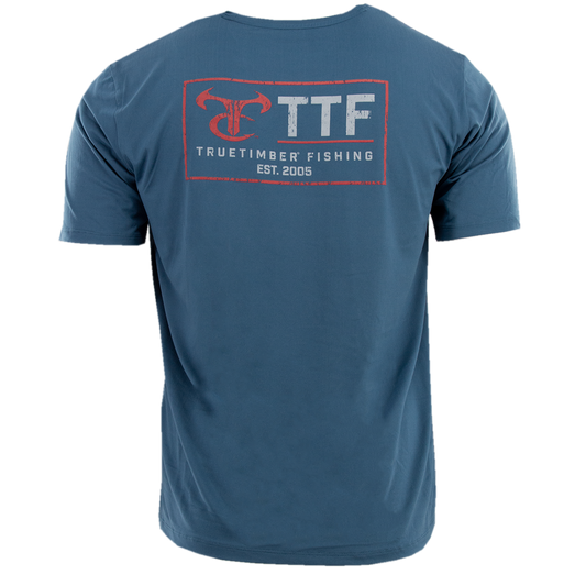 TTC Fishing Performance Tee - Stellar Blue