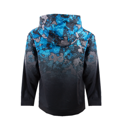 Youth DropShot Gradient Hoodie - RipTide/Dark Charcoal