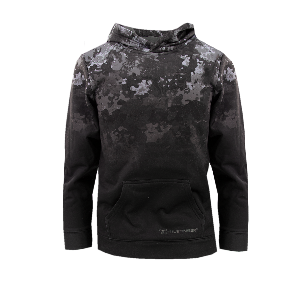 Youth DropShot Gradient Hoodie - Midnight Camo/Bristol Black