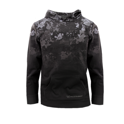 Youth DropShot Gradient Hoodie - Midnight Camo/Bristol Black