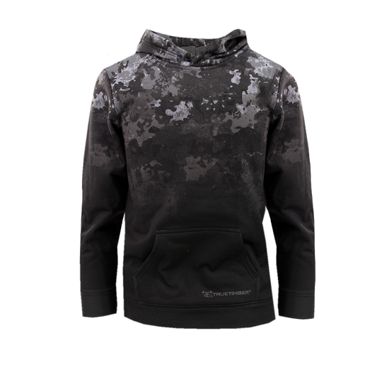 Youth DropShot Gradient Hoodie - Midnight Camo/Bristol Black