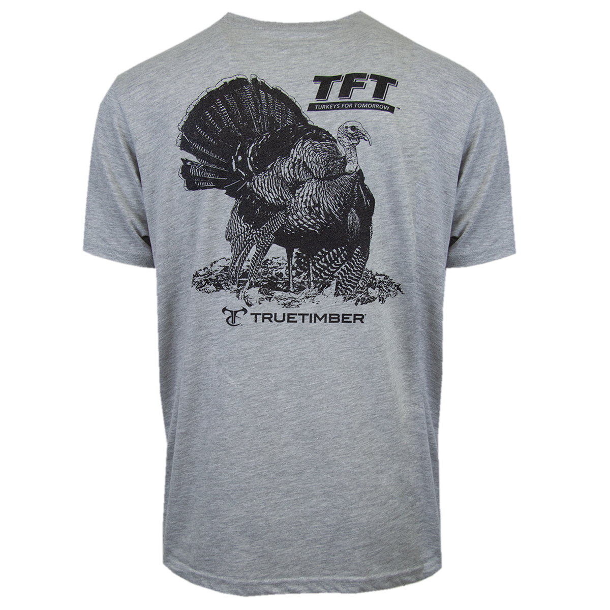 Turkeys for Tomorrow Tee - Heather Gray