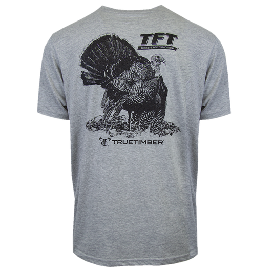 Turkeys for Tomorrow Tee - Heather Gray