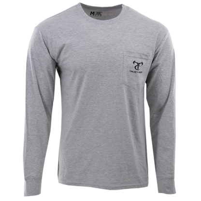 TTC LS Pocket Tee - Heather Gray