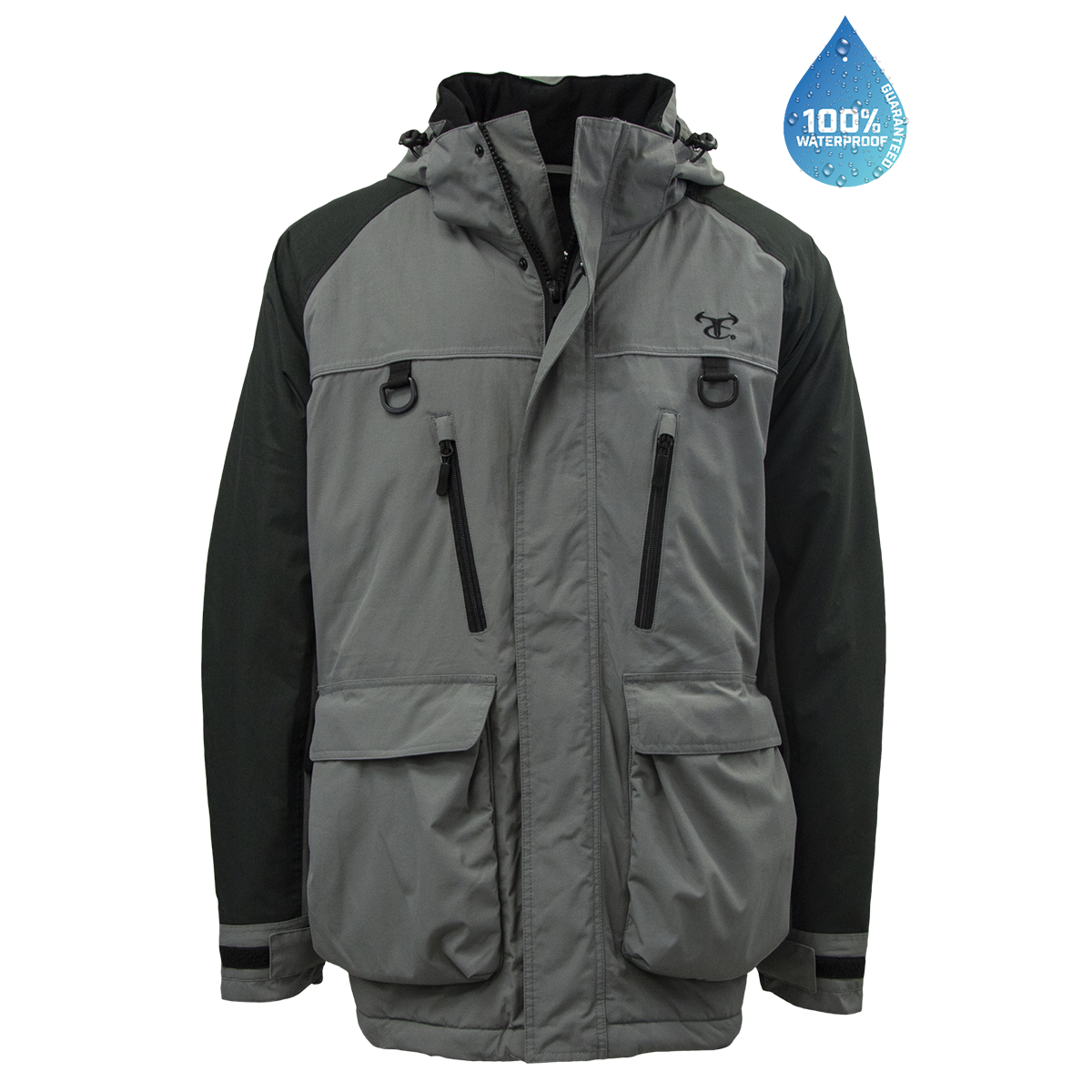 Waterproof IceStalker Parka - Cool Gray / Jet Black