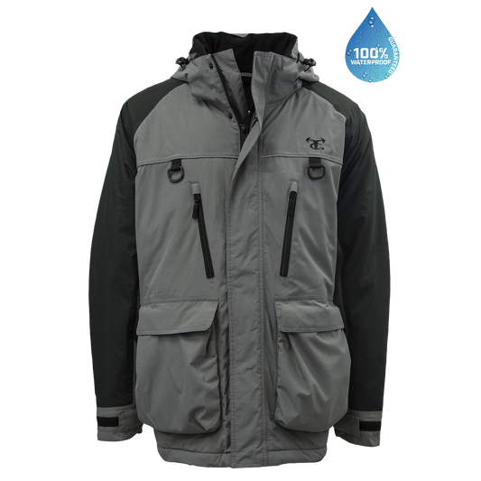 Waterproof IceStalker Parka - Cool Gray / Jet Black