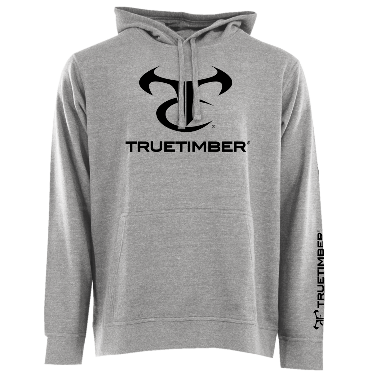 TrueTimber Logo Hoodie - Heather Gray