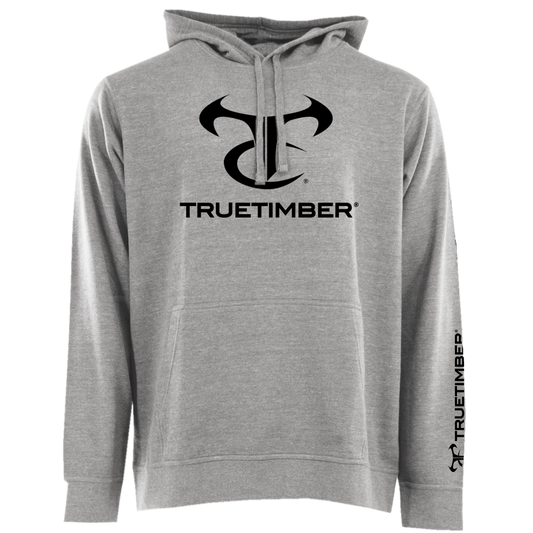 TrueTimber Logo Hoodie - Heather Gray