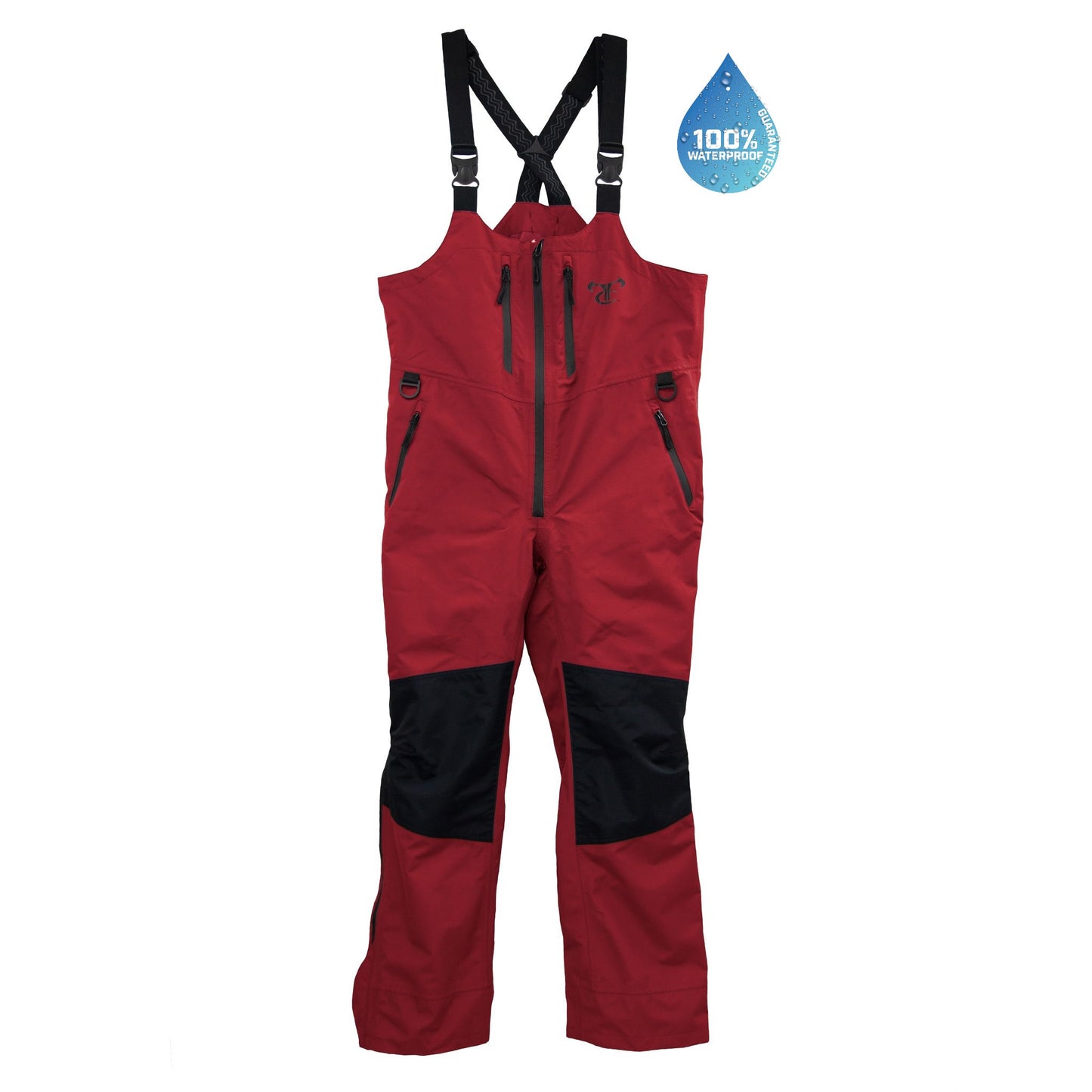 WaveTamer Bib - Red Hot/Jet Black