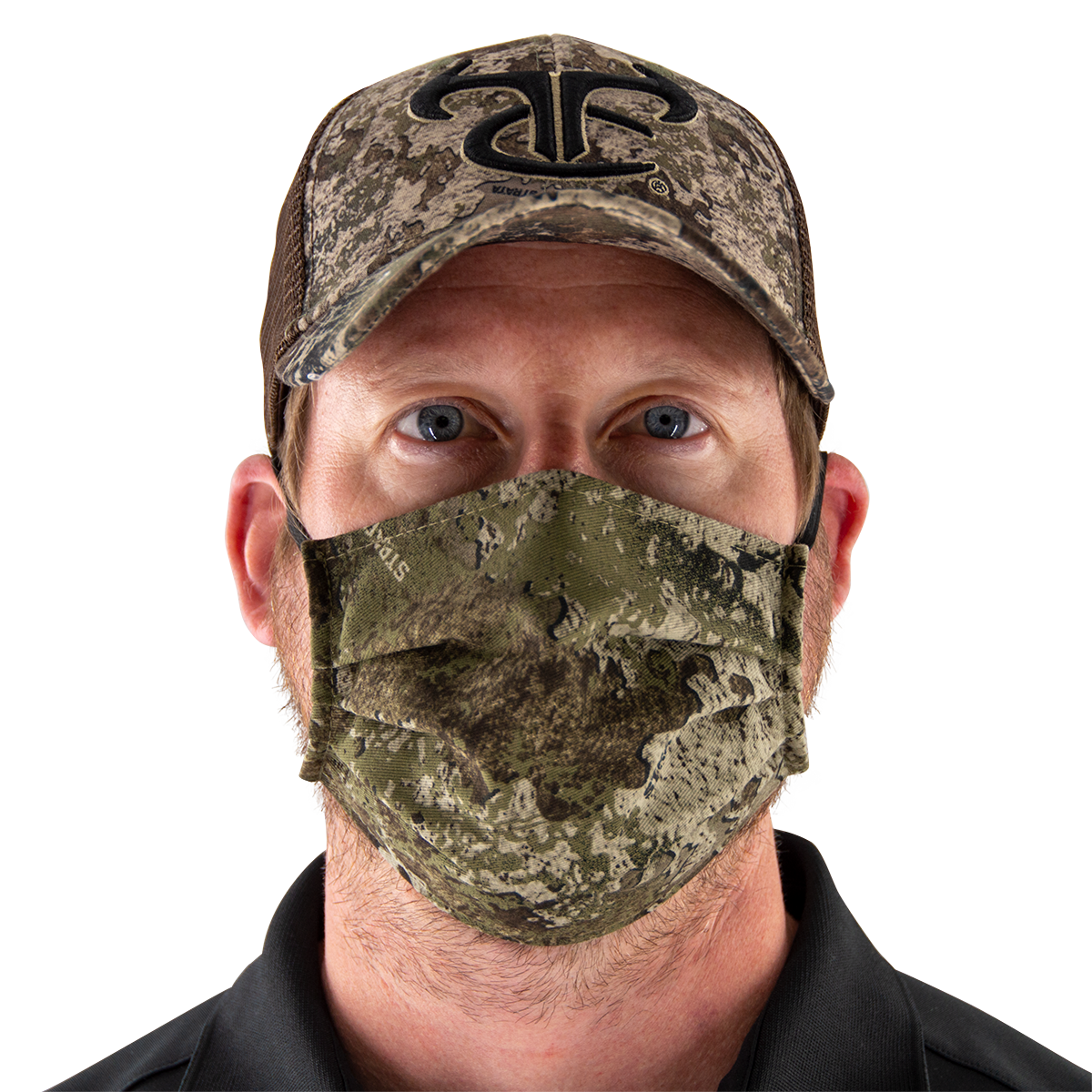 Strata Camo Face Mask