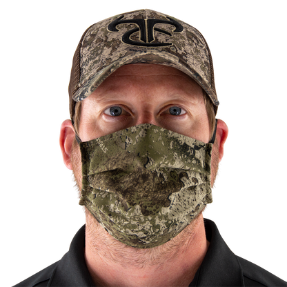 Strata Camo Face Mask