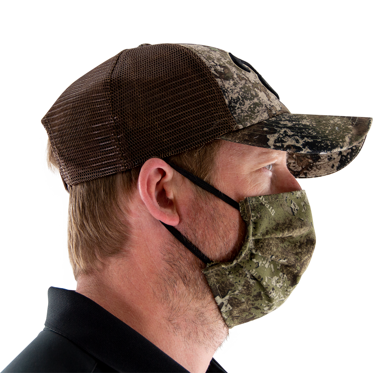 Strata Camo Face Mask